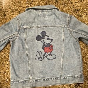 GAP Kids Light Blue Denim Jacket with Disney Design
